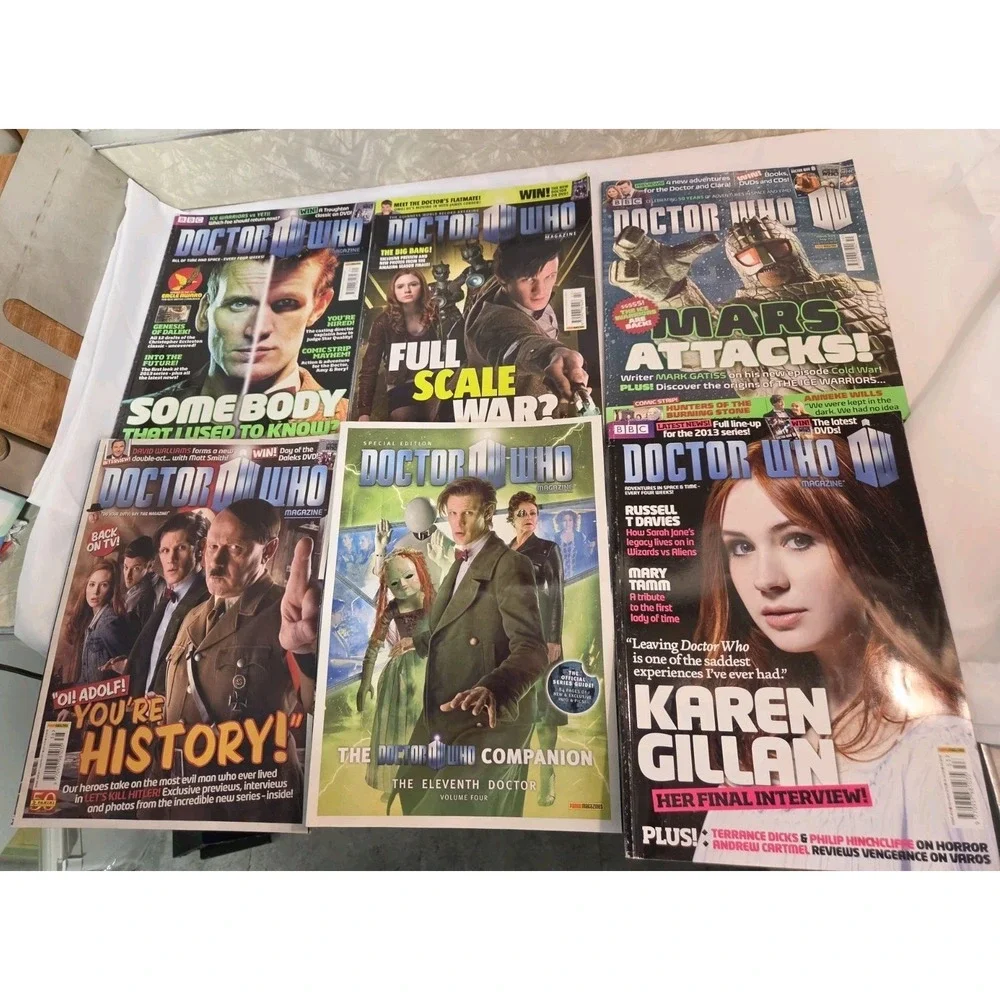 Doctor Who BBC Magazine Lot Of 6 Sci-Fi Mystery